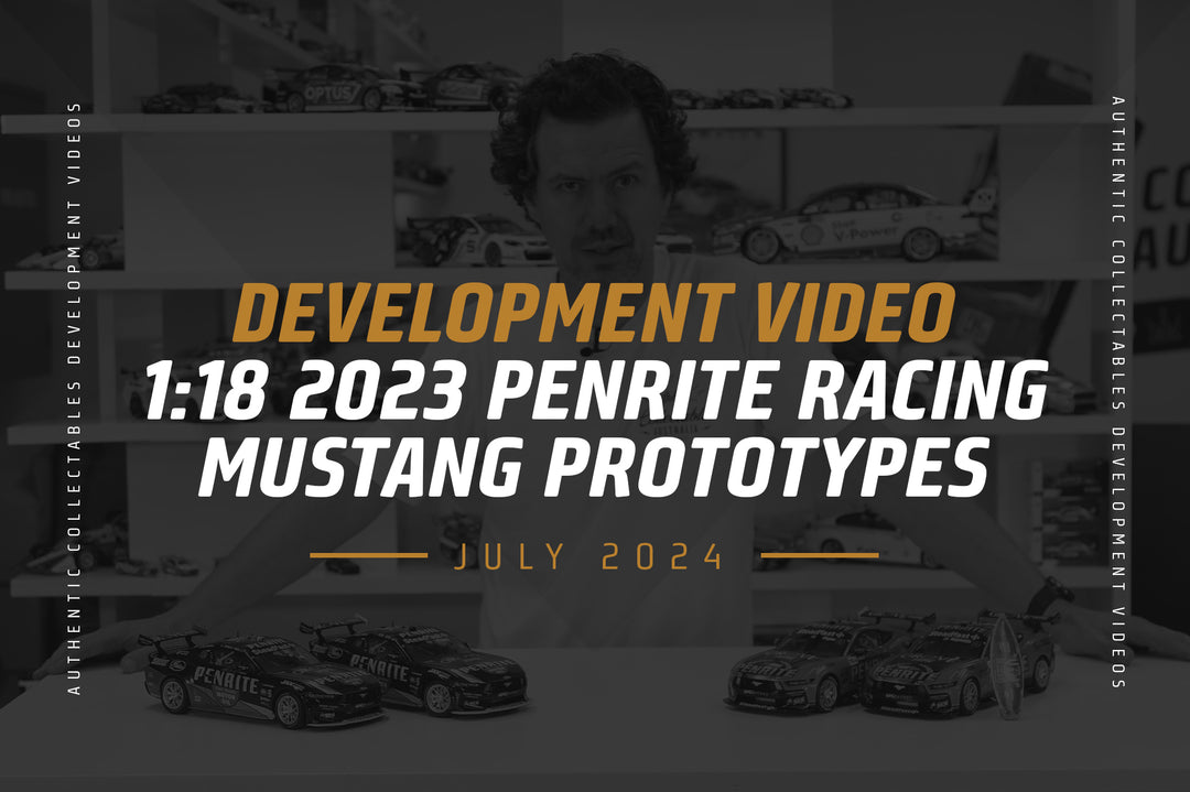 Development Video: 1:18 Scale 2023 Penrite Racing Ford Mustang Prototype Samples