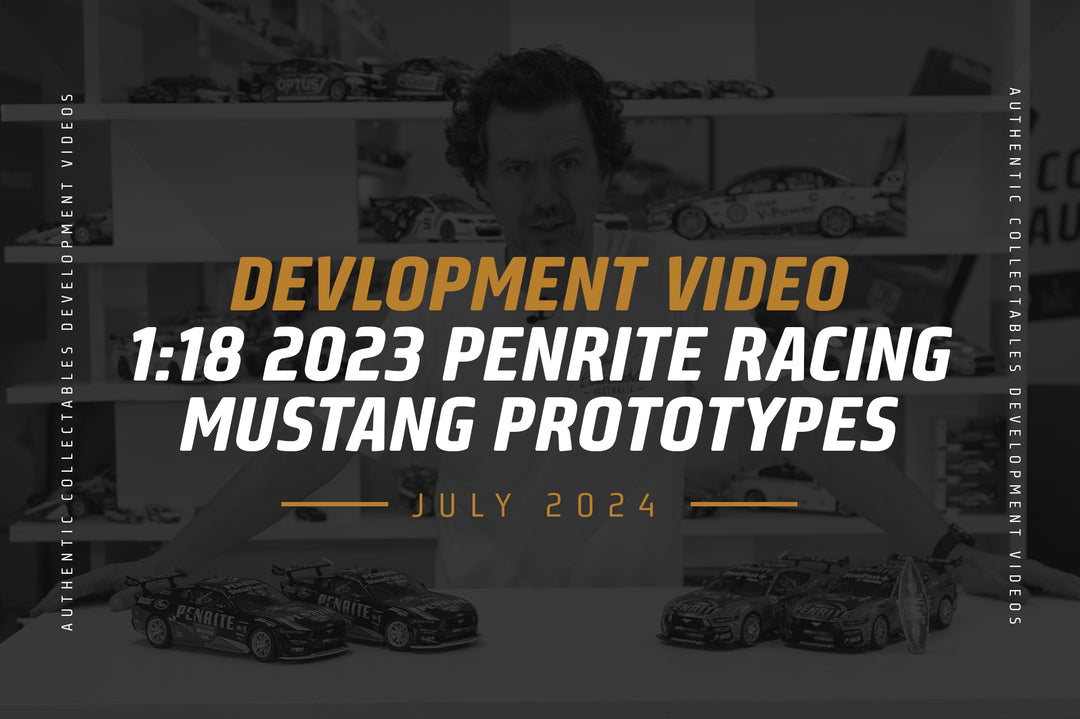 Development Video: 1:18 Scale 2023 Penrite Racing Ford Mustang Prototype Samples
