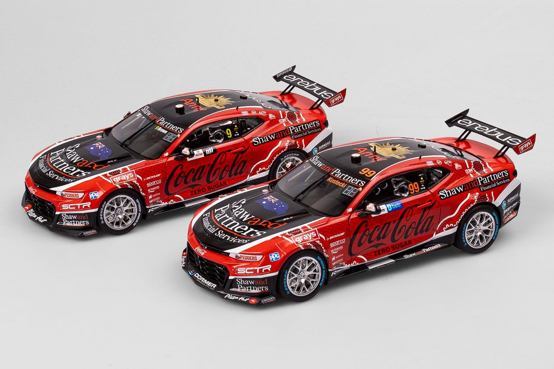 New Model Releases: 1:18 Scale 2023 Coca-Cola Racing By Erebus Indigenous Camaros