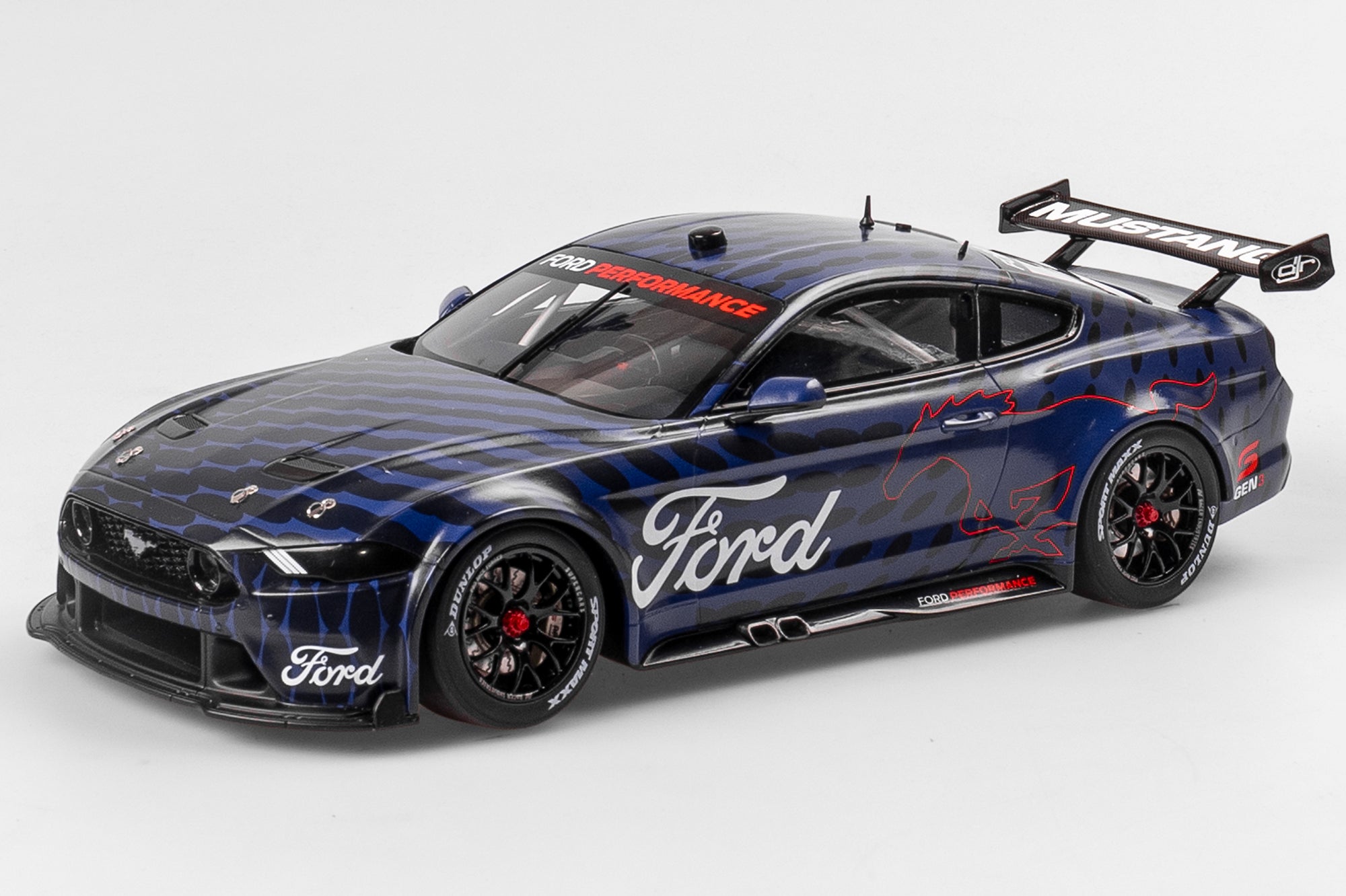 Now In Stock: 1:18 Scale Ford Mustang GT Stealth Test S550 Gen3 Protot ...