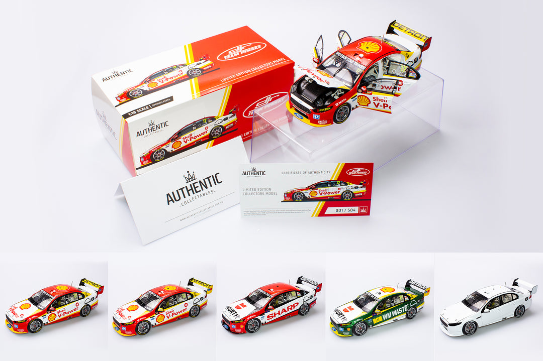 In Stock: New 1:18 Scale 2016 DJR Team Penske + White Plain Body Ford FGX Falcon Models