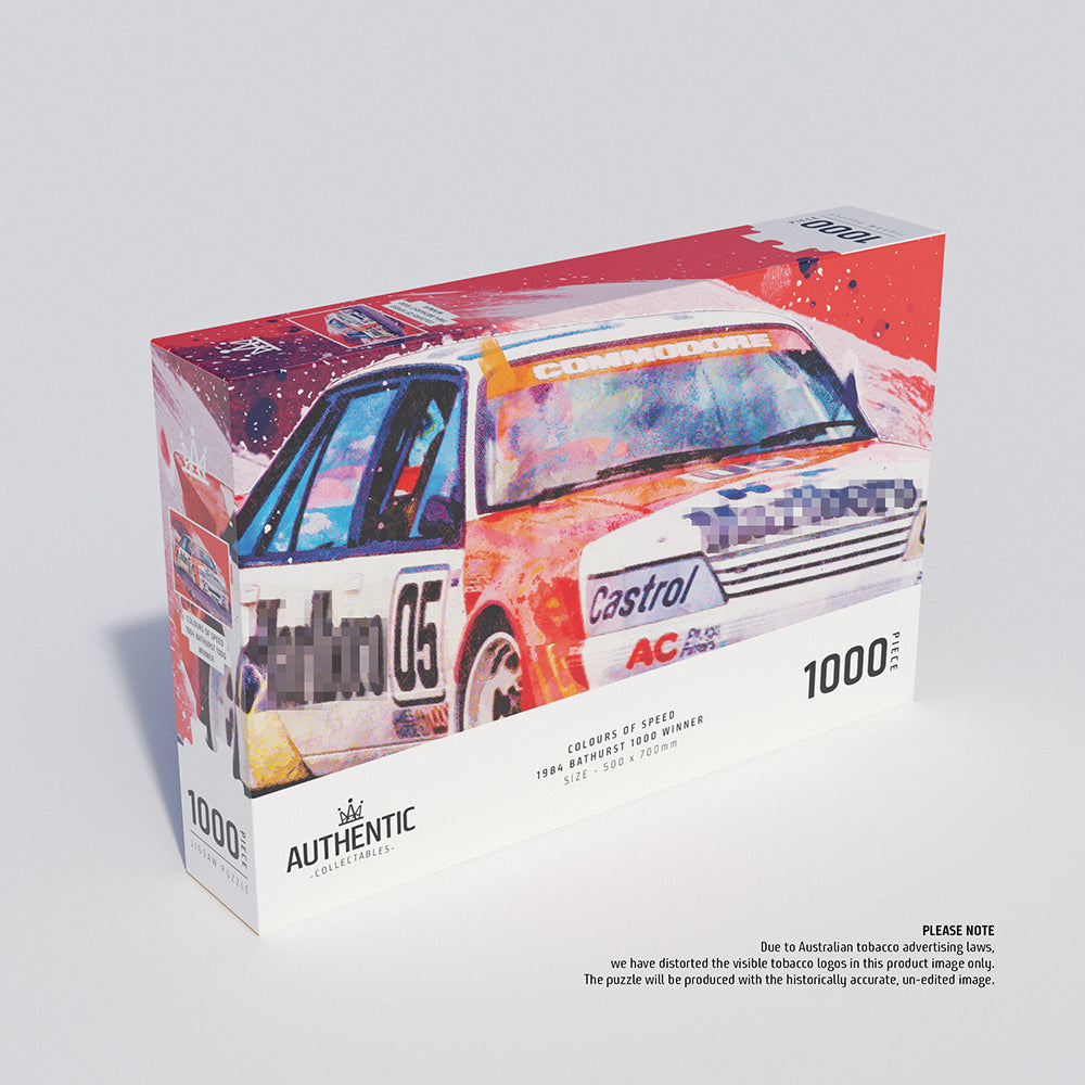 Colours Of Speed: 1984 Bathurst 1000 Winner 1000 Piece Jigsaw Puzzle (Pre-Order)