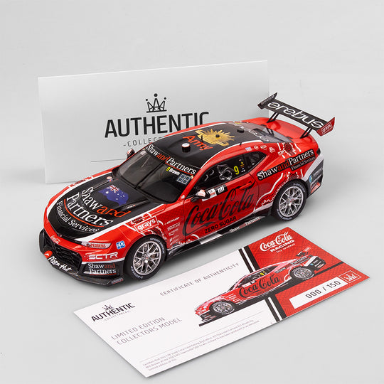 1:18 Coca-Cola Racing By Erebus #9 Chevrolet Camaro ZL1 - 2023 Townsville 500 Race 16 Winner