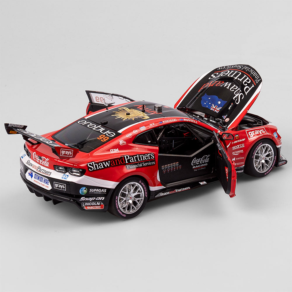 1:18 Coca-Cola Racing By Erebus #99 Chevrolet Camaro ZL1 - 2023 Bathurst 1000 Pole Position