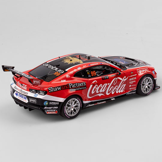 1:18 Coca-Cola Racing By Erebus #99 Chevrolet Camaro ZL1 - 2023 Bathurst 1000 Pole Position