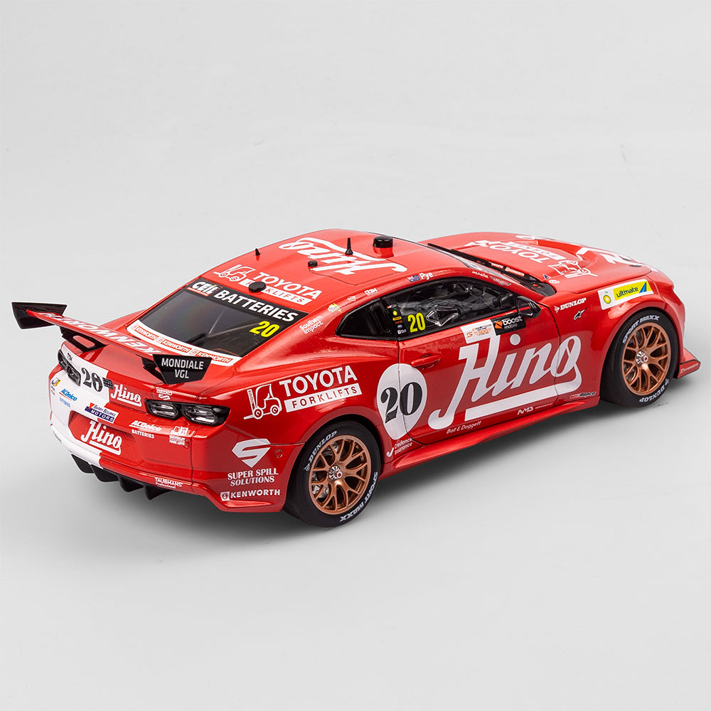 1:18 Team 18 #20 Chevrolet Camaro ZL1 - 2023 Gold Coast 500 Hino Team Samurai Retro Livery