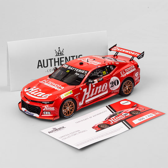 1:18 Team 18 #20 Chevrolet Camaro ZL1 - 2023 Gold Coast 500 Hino Team Samurai Retro Livery