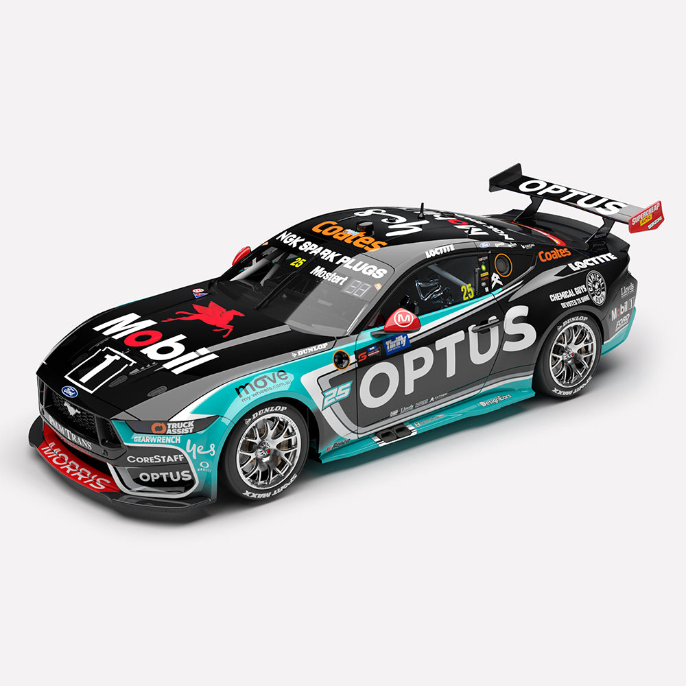 1:43 Mobil 1 Optus Racing #25 Ford Mustang GT - 2025 Supercars Championship Season