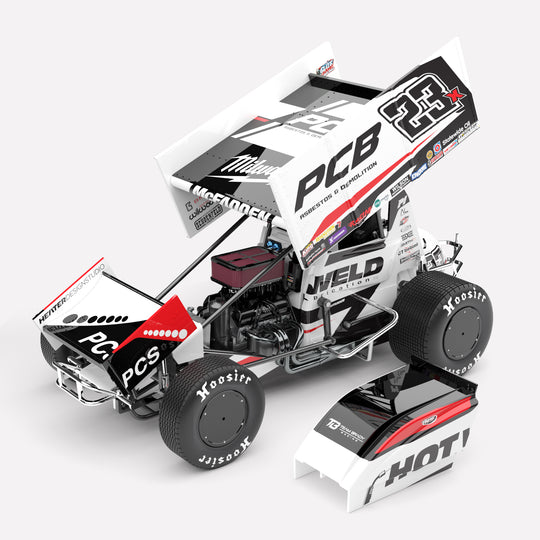 1:18 Team Brady Racing #23X Sprintcar - 2024 High Limit International: Perth