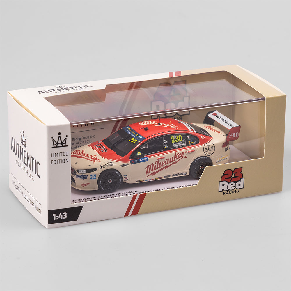 1:43 23 Red Racing #230 FGX Falcon - 2018 Sandown 500 Retro Round